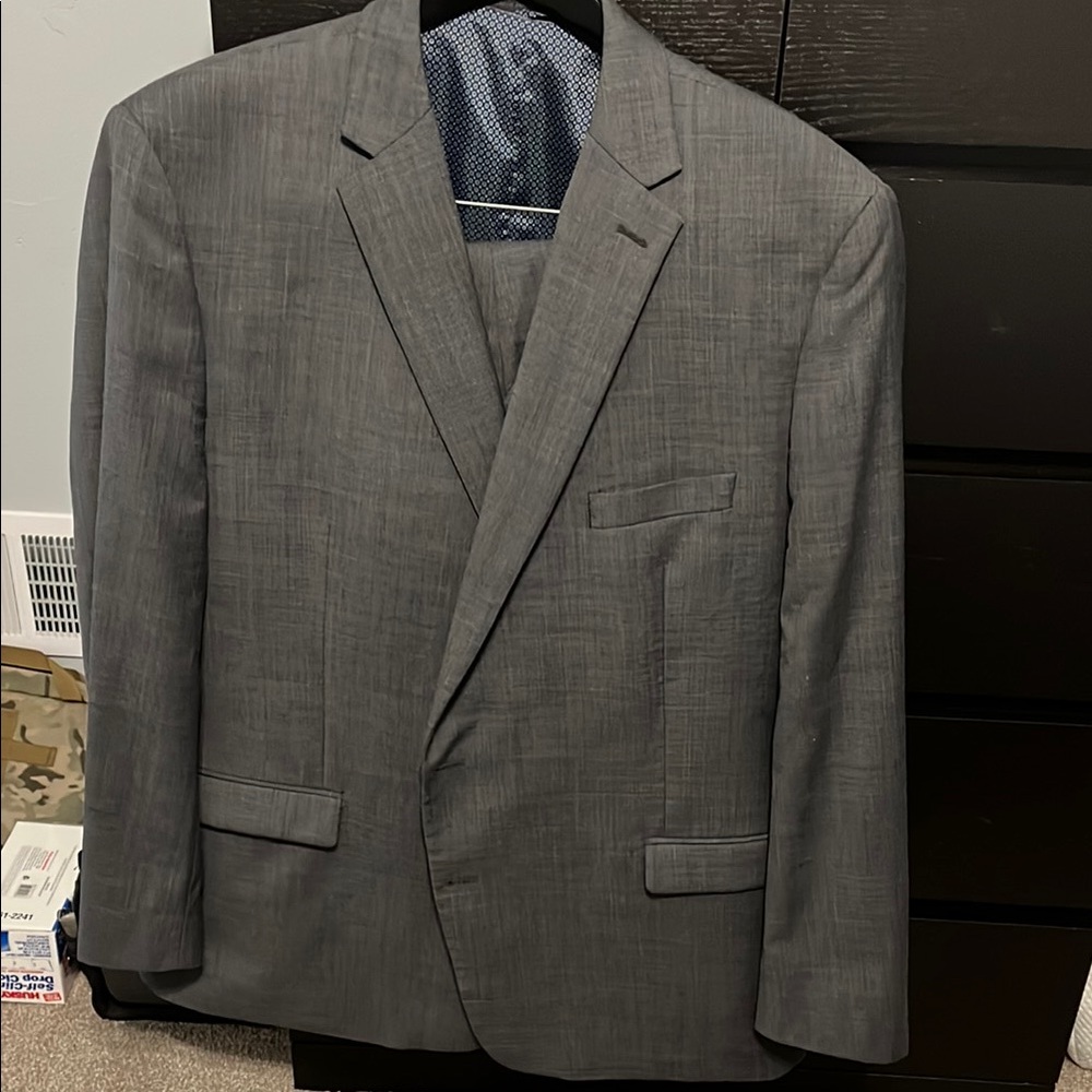 Ralph Lauren Charcoal 3 Piece Gray Suit